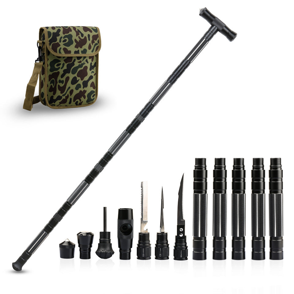 Multifunctional Survival Hiking Pole