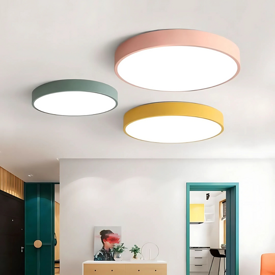 Scandinavian Wooden LED Ceiling Lamp