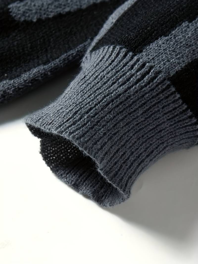 Oversized Patterned Jumper