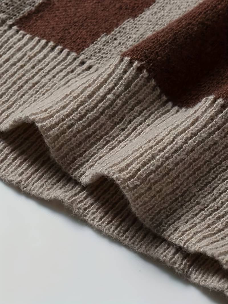 Oversized Patterned Jumper