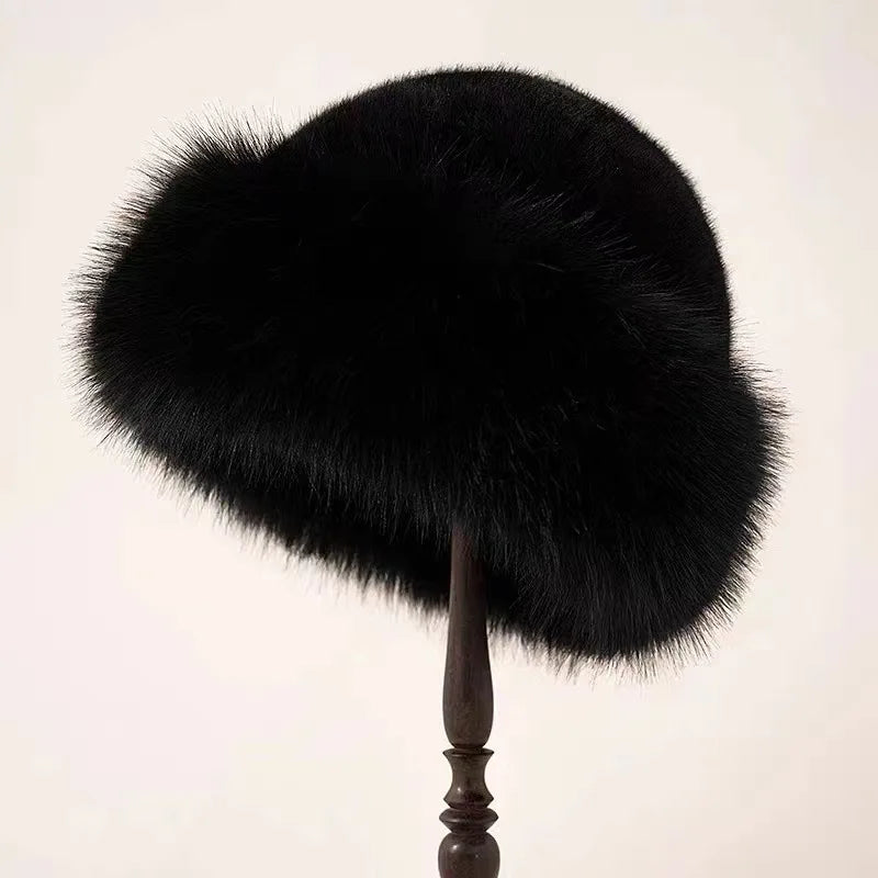 Cozy Fur Winter Hat for Women