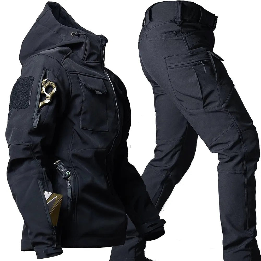 Heavy-Duty Waterproof Clothing Set for Hiking and Camping