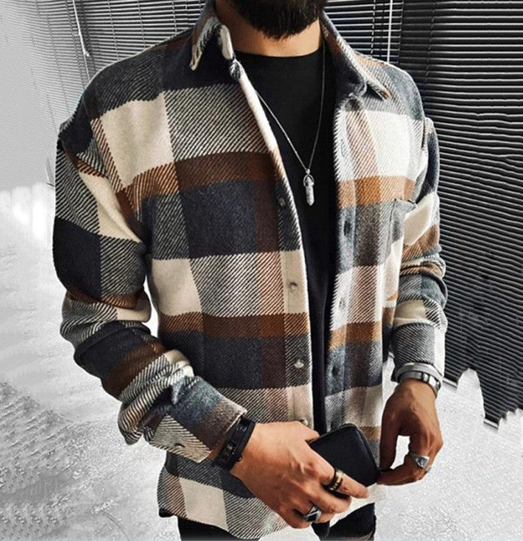 Men’s Checked Overshirt