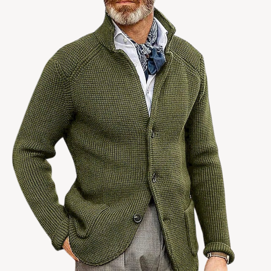 Men’s Knitted Wool Cardigan