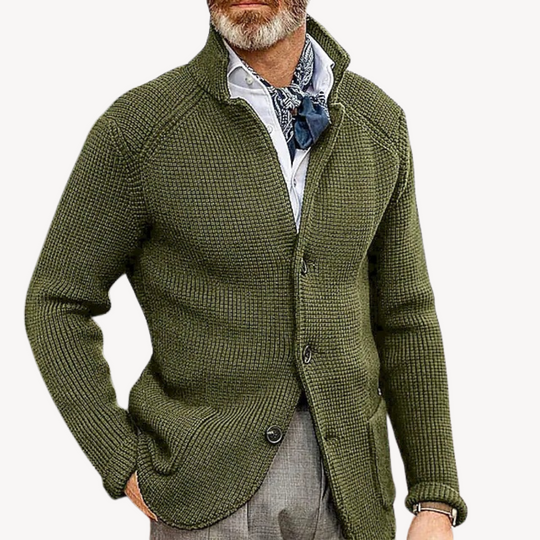 Men’s Knitted Wool Cardigan