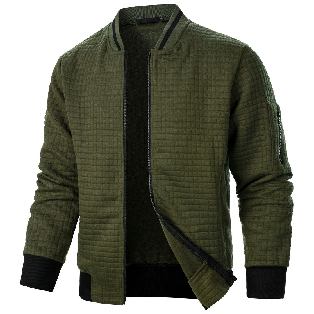 Men's Quilted Bomber Jacket