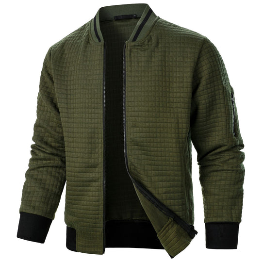 Men's Quilted Bomber Jacket