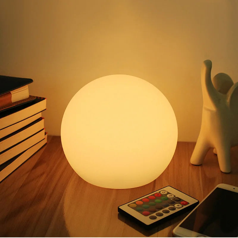 Wireless LED Table Lamp with 16 Colors for Atmospheric Lighting