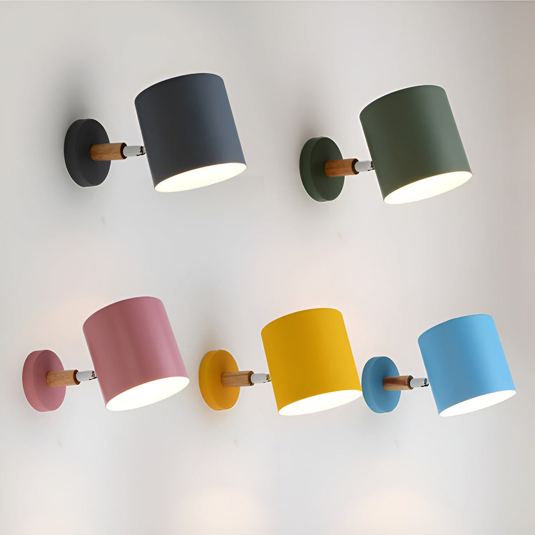 Adjustable Wall Lamp with Pastel Elegance