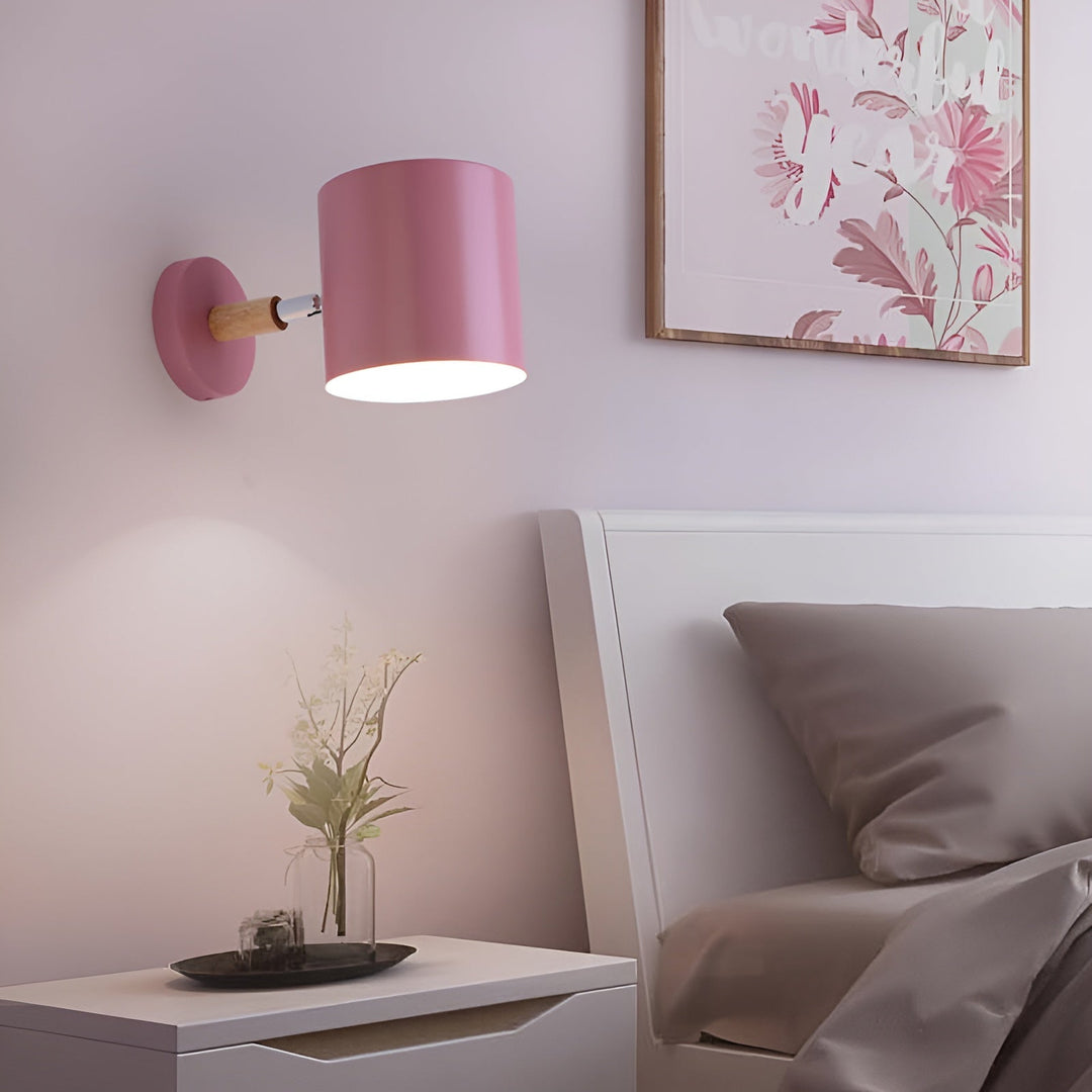 Adjustable Wall Lamp with Pastel Elegance