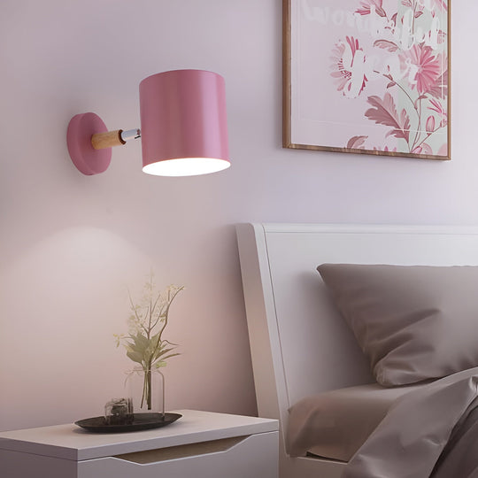 Adjustable Wall Lamp with Pastel Elegance