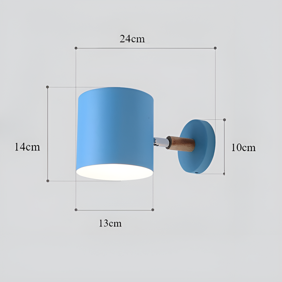 Adjustable Wall Lamp with Pastel Elegance