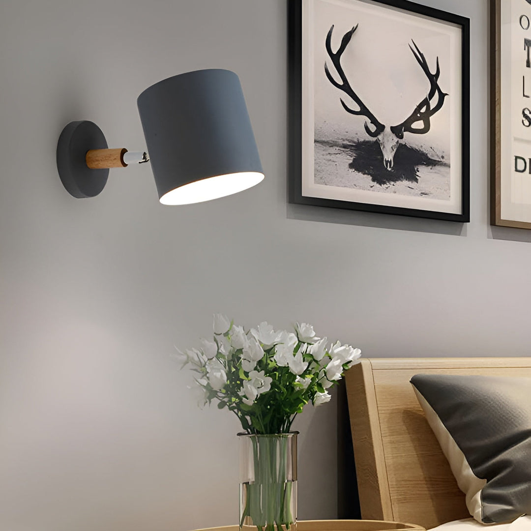 Adjustable Wall Lamp with Pastel Elegance