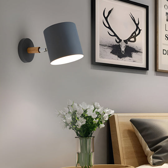 Adjustable Wall Lamp with Pastel Elegance