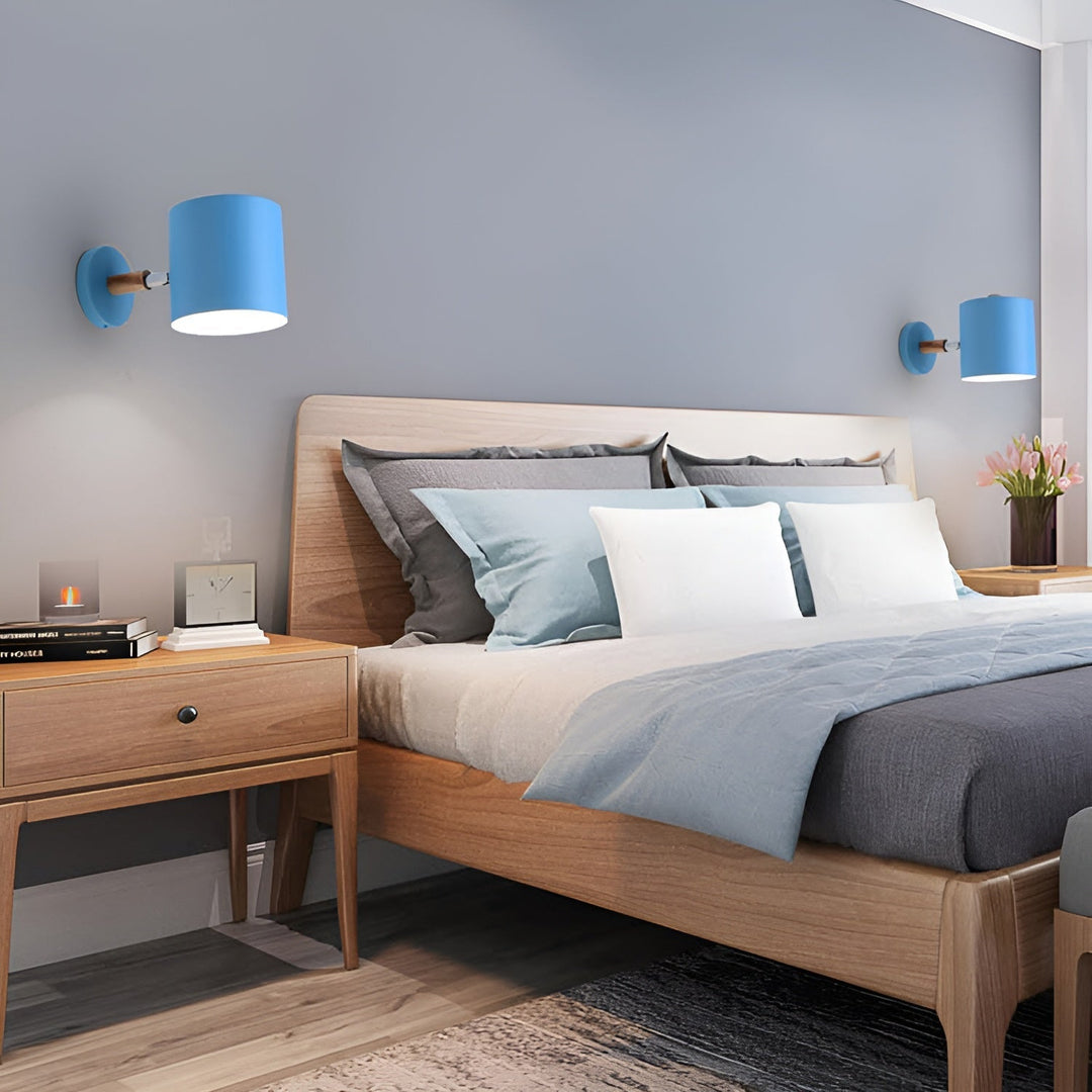 Adjustable Wall Lamp with Pastel Elegance