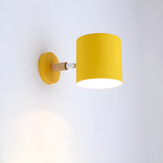 Adjustable Wall Lamp with Pastel Elegance