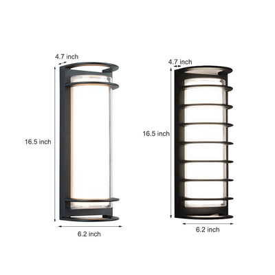 Outdoor Waterproof Double-layer Lampshade Gate