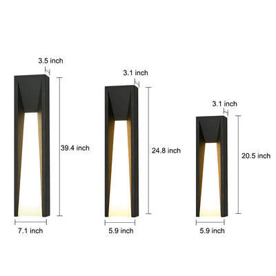 Modern Rectangle Waterproof Wall Sconces