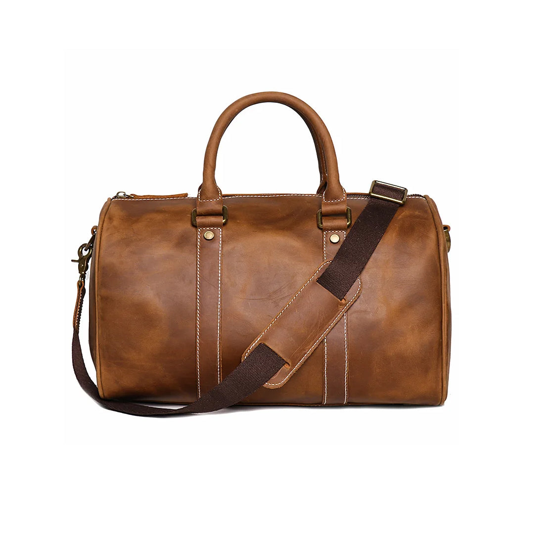 Men’s Leather Duffel Bag