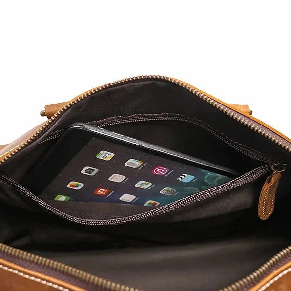 Men’s Leather Duffel Bag