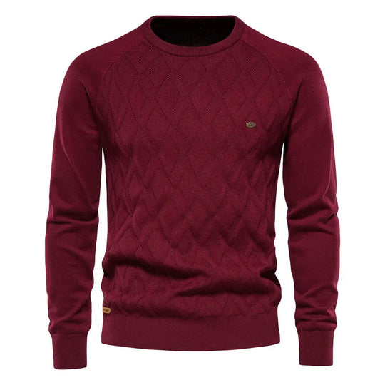 Long Sleeve Knit Sweater for Men