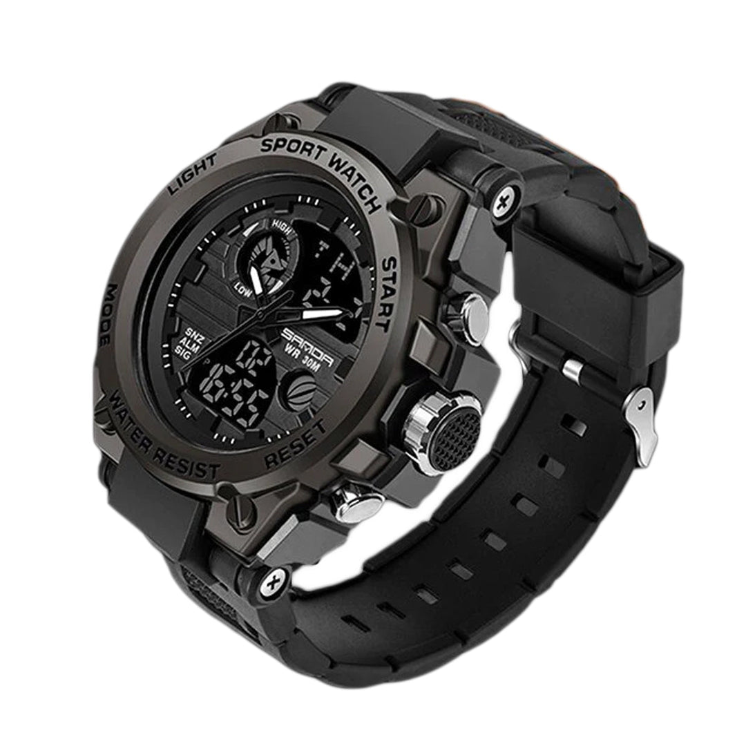 Multifunctional Tactical Wristwatch for Men