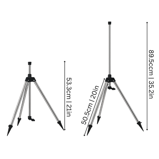 high-pressure rotating tripod sprinkler