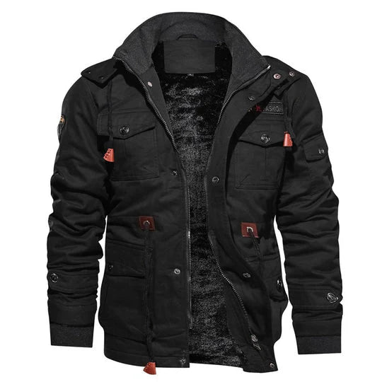Men’s Fleece-Lined Cargo Jacket
