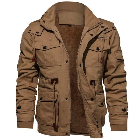 Men’s Fleece-Lined Cargo Jacket