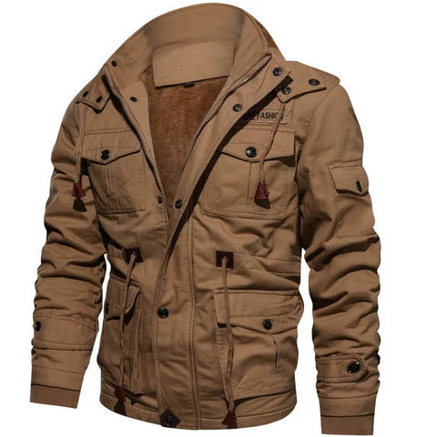 Men’s Fleece-Lined Cargo Jacket