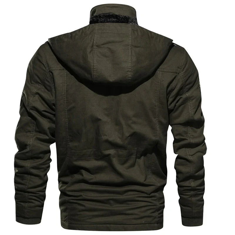 Men’s Fleece-Lined Cargo Jacket