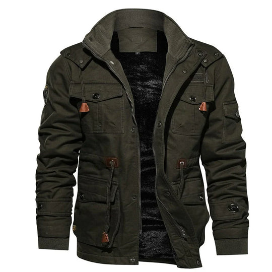 Men’s Fleece-Lined Cargo Jacket