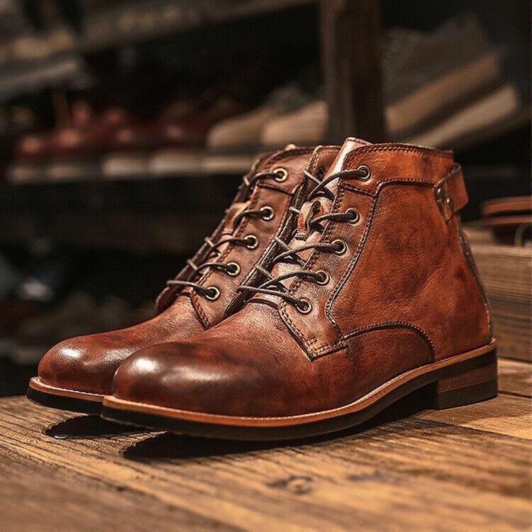 Men’s Lace-Up Ankle Boots
