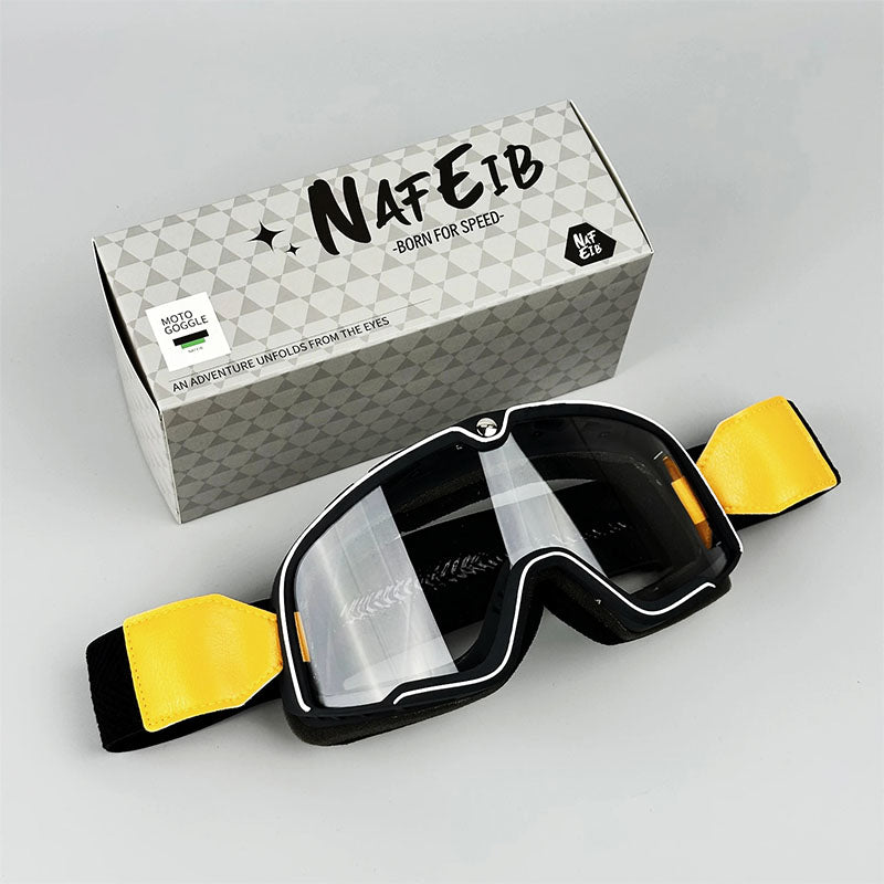 Retro Motorcycle Goggles Fit Over Glasses