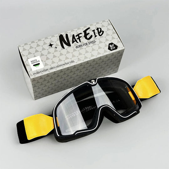 Retro Motorcycle Goggles Fit Over Glasses