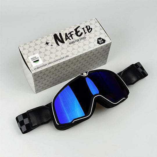 Retro Motorcycle Goggles Fit Over Glasses