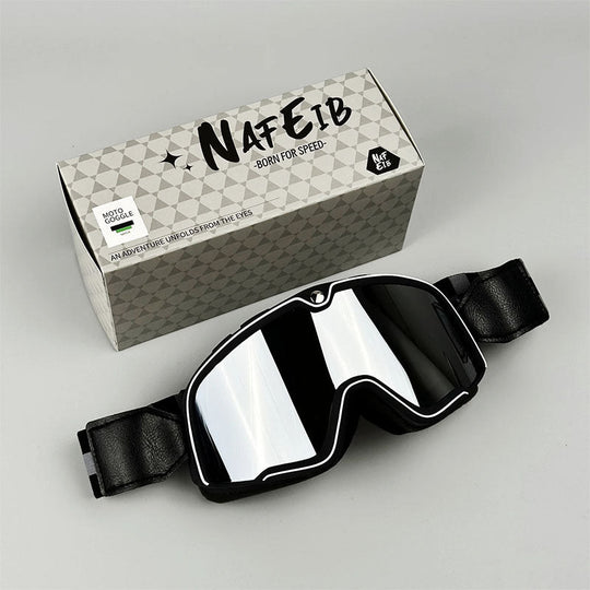Retro Motorcycle Goggles Fit Over Glasses
