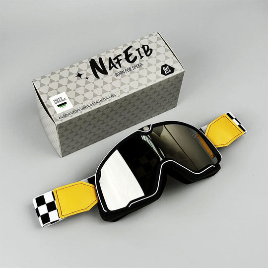 Retro Motorcycle Goggles Fit Over Glasses