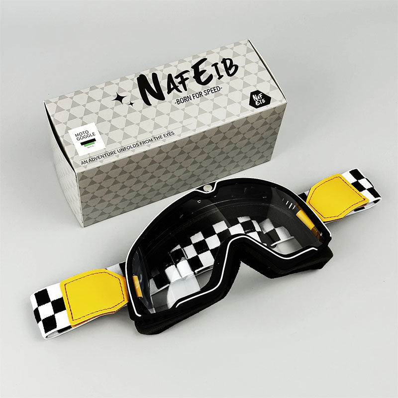 Retro Motorcycle Goggles Fit Over Glasses