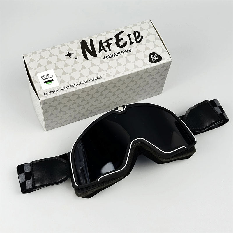 Retro Motorcycle Goggles Fit Over Glasses