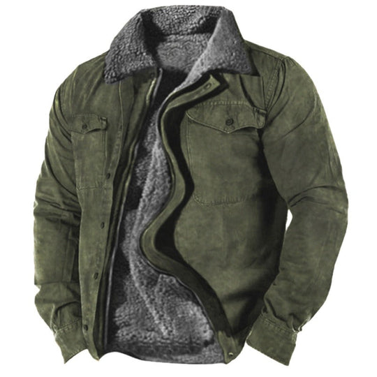 Men’s Sherpa-Lined Winter Jacket