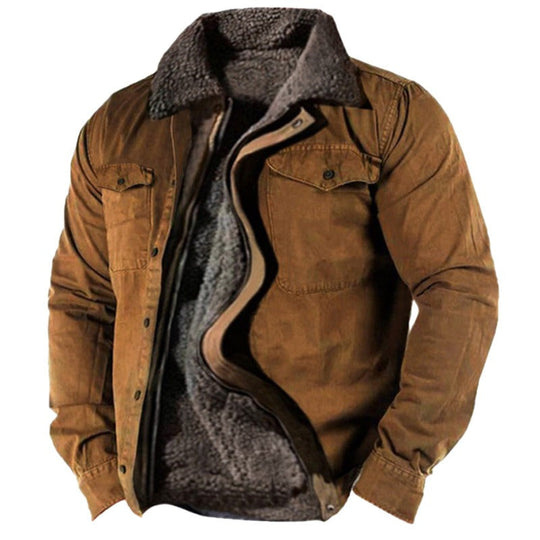 Men’s Sherpa-Lined Winter Jacket
