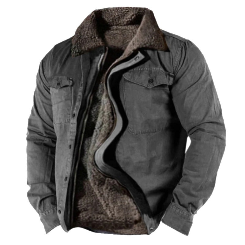 Men’s Sherpa-Lined Winter Jacket