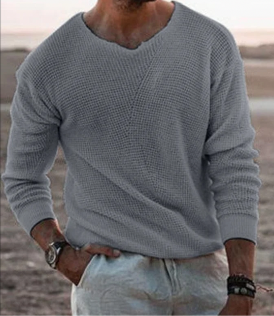 Men’s Textured Knit Sweater