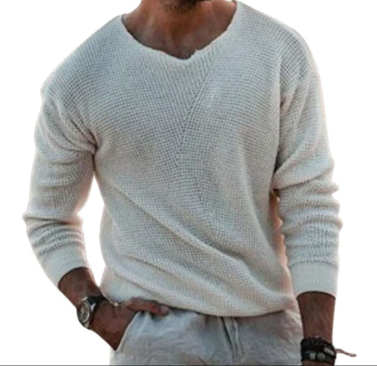 Men’s Textured Knit Sweater