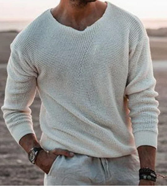Men’s Textured Knit Sweater