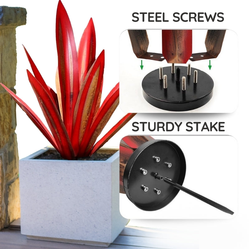 Agave Americana Metal Decorative Plant