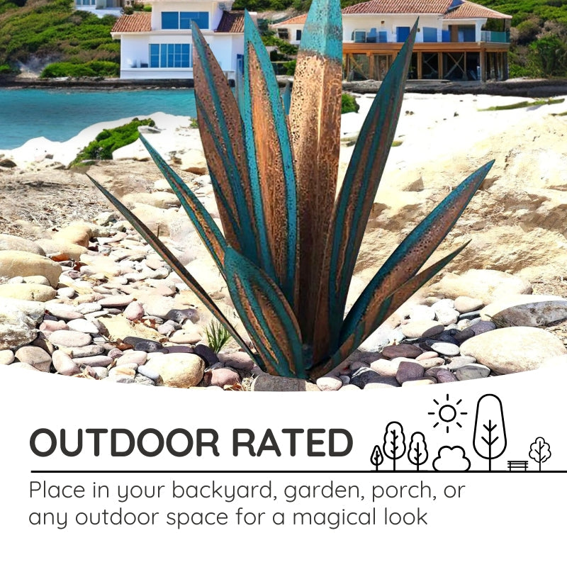 Agave Americana Metal Decorative Plant
