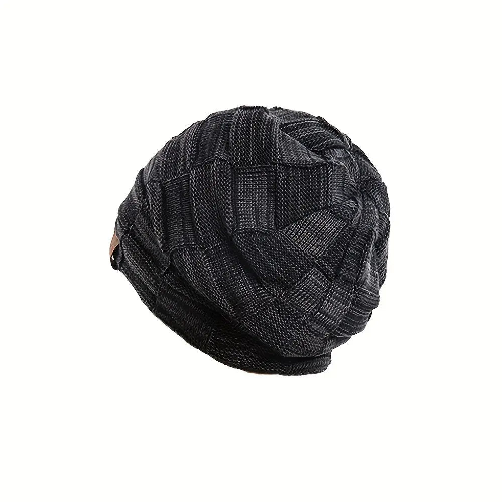 Unisex Knitted Beanie Hat with Stretch Fit