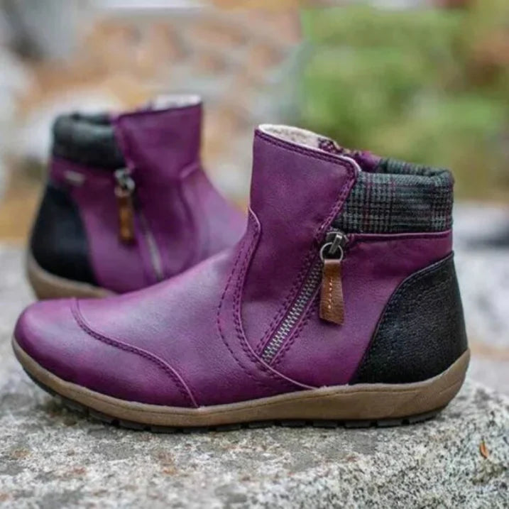 Waterproof Women’s Zip Ankle Boots